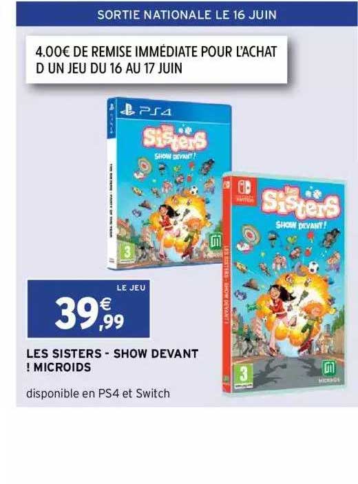 les sisters - show devant ! microids