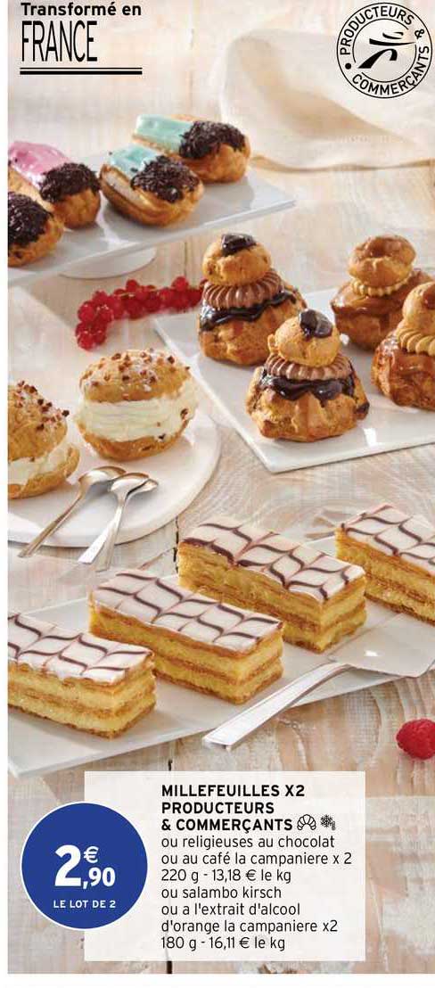 millefeuilles x2 producteurs & commerçants