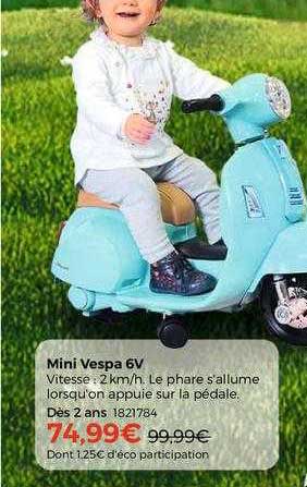 Mini Vespa 6v