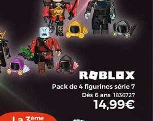 pack de 4 figurines série 7 roblox
