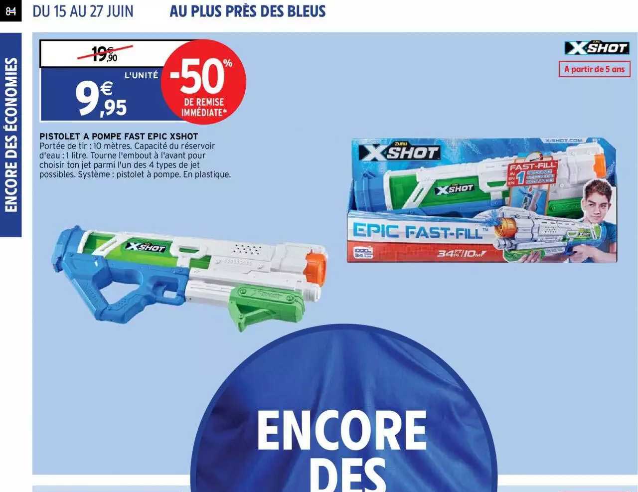pistolet à pompe fast épic xshot