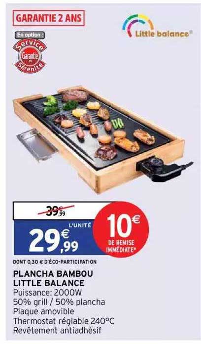 plancha bambou little balance