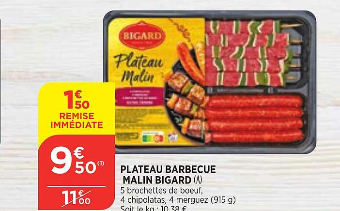 Plateau Barbecue Malin Bigard