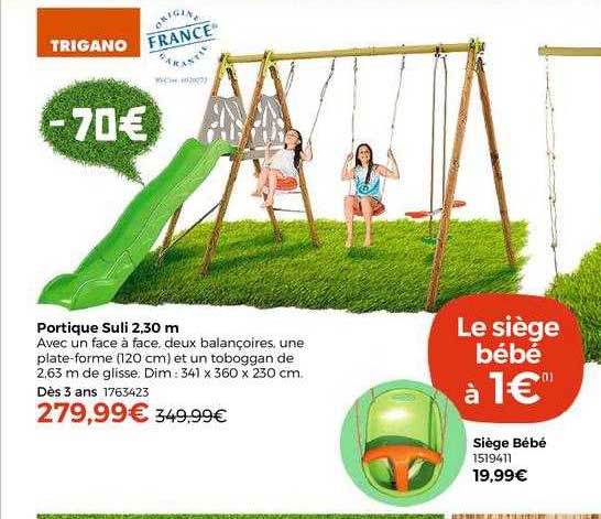 portique suli 2,30 m trigano