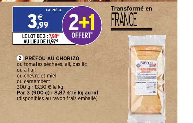 Préfou Au Chorizo