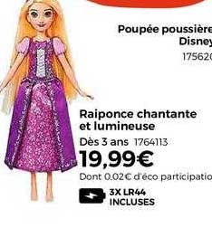 raiponce chantante et lumineuse