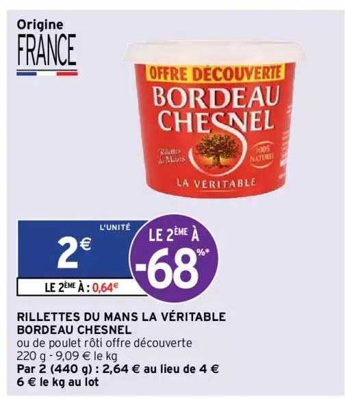 Rillettes Du Mans La Véritable Bordeau Chesnel