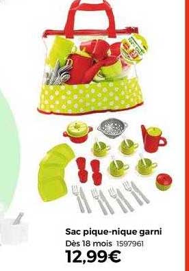 sac pique-nique garni