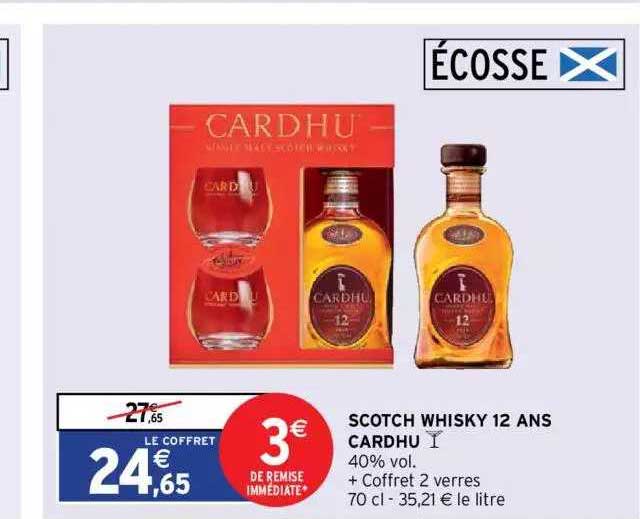 scotch whisky 12 ans cardhu