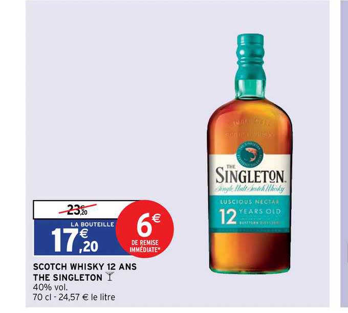 scotch whisky 12 ans the singleton