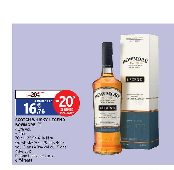 Scotch Whisky Legend Bowmore