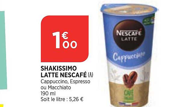 Shakissimo Latte Nescafé
