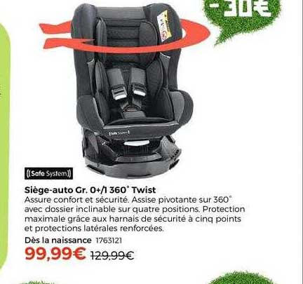 siège-auto gr. 0+-1 360° twist
