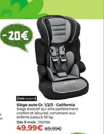 siège-auto gr.1-2-3 - california