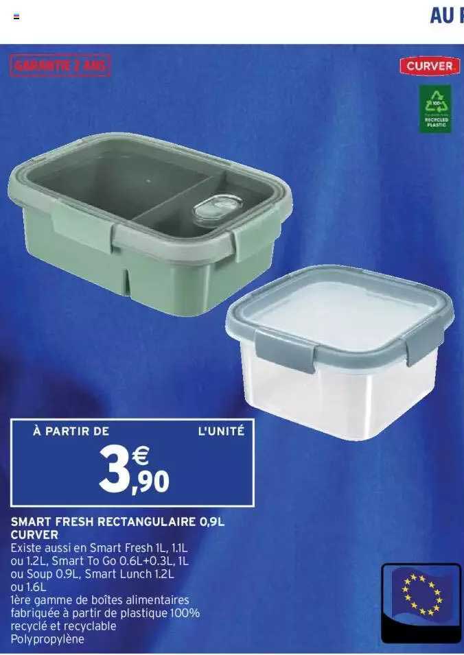 Smart Fresh Rectangulaire 0,9 L Curver