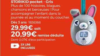 storikid pocket - gris
