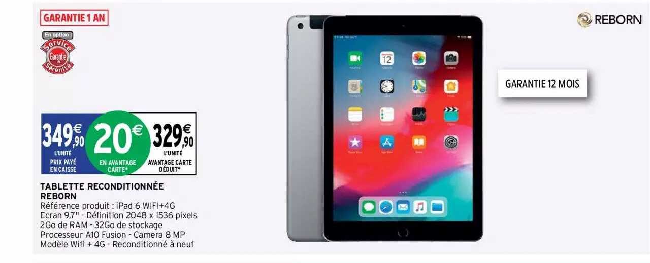 Tablette Reconditionnée Reborn