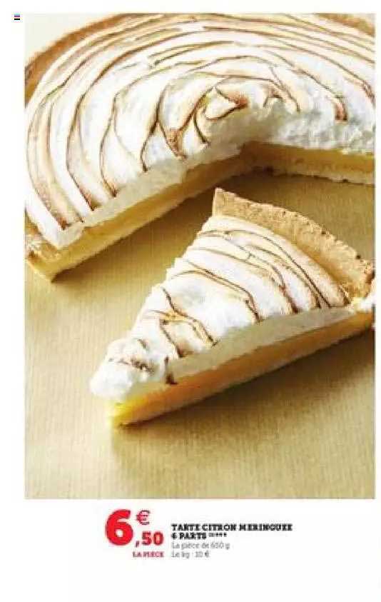 Tarte Citron Meringuée 4 Parts