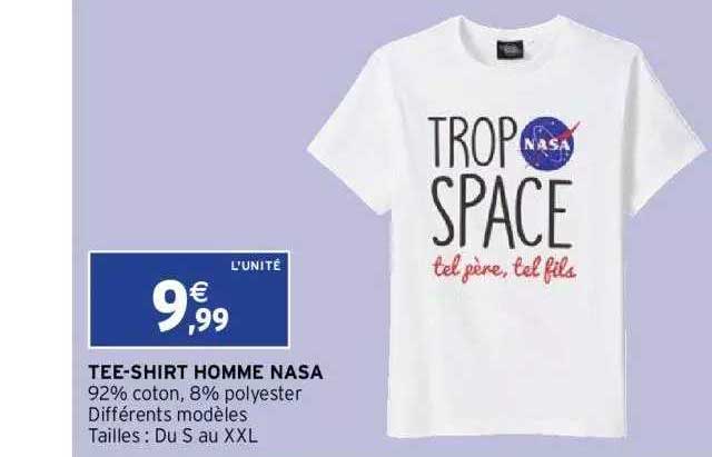 tee-shirt homme nasa