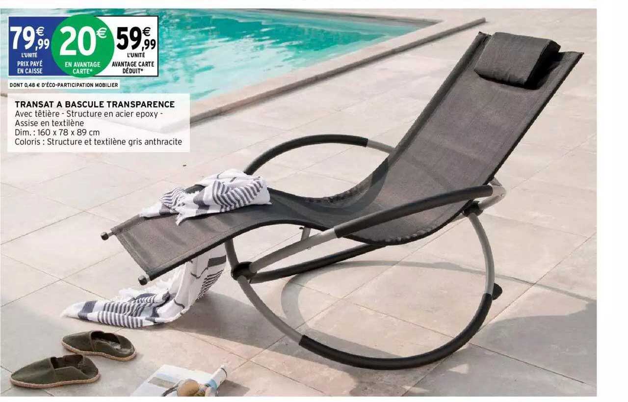 transat à bascule transparence