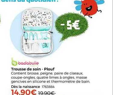 trousse de soin - plouf badabulle