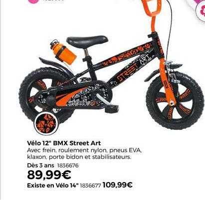 vélo 12" bmx street art