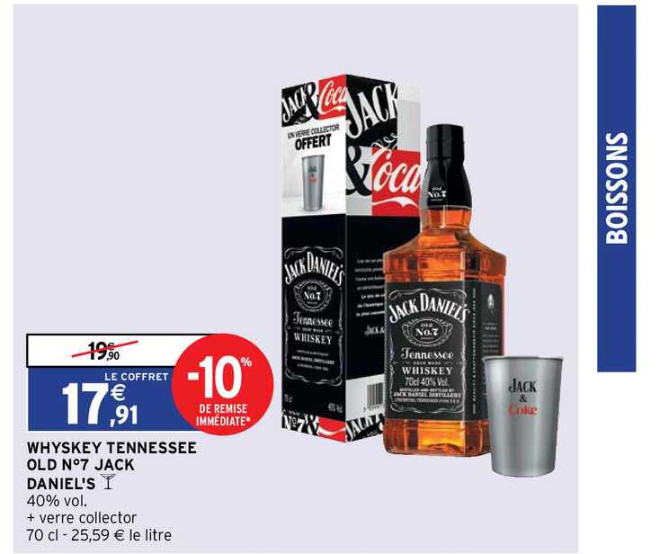 whiskey tennessee old n°7 jack daniel's