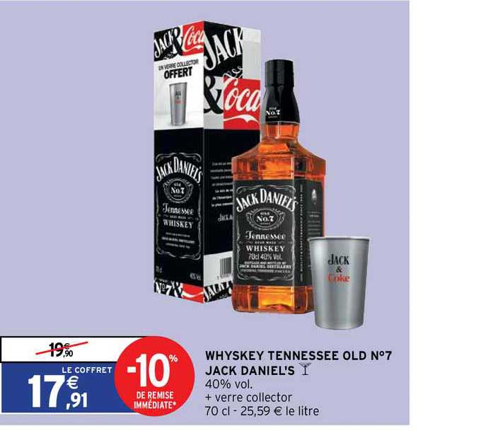 whiskey tennessee old n°7 jack daniel's