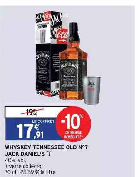 whyskey tennessee old n°7 jack daniel's