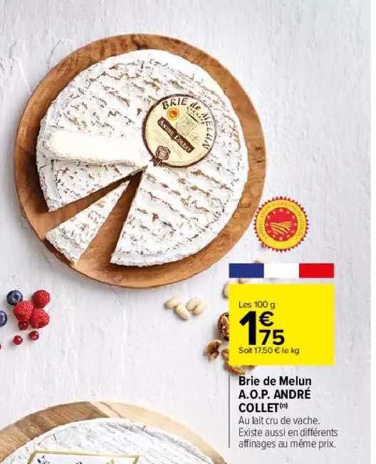 brie de melun a.o.p. andré collet