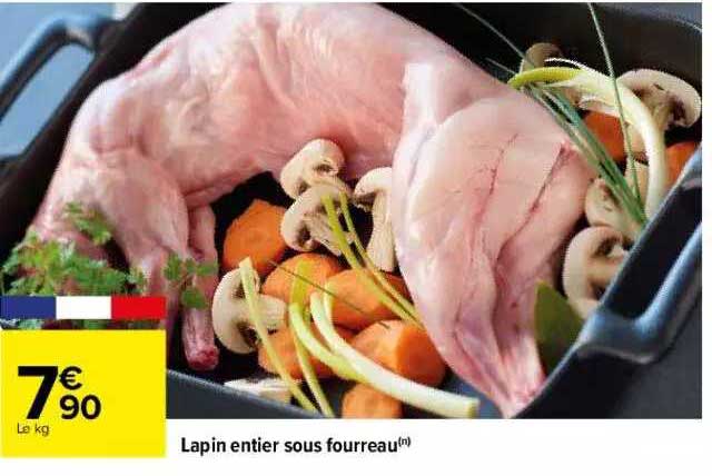 lapin entier sous fourreau