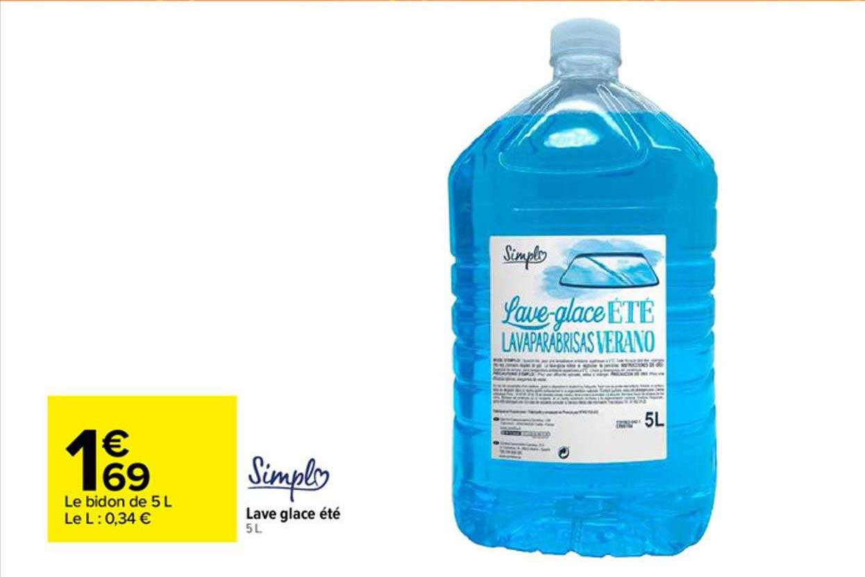 lave glace été simple