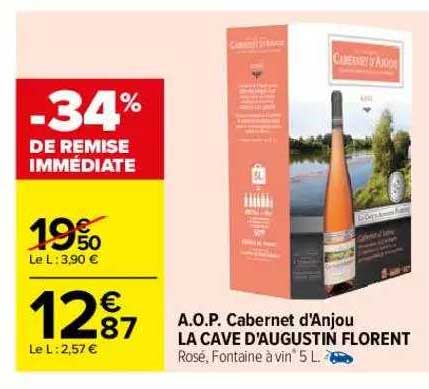a.o.p. cabernet d'anjou la cave d'augustin florent