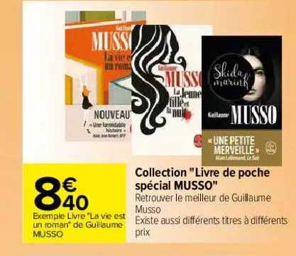 collection "livre de poche spécial musso"