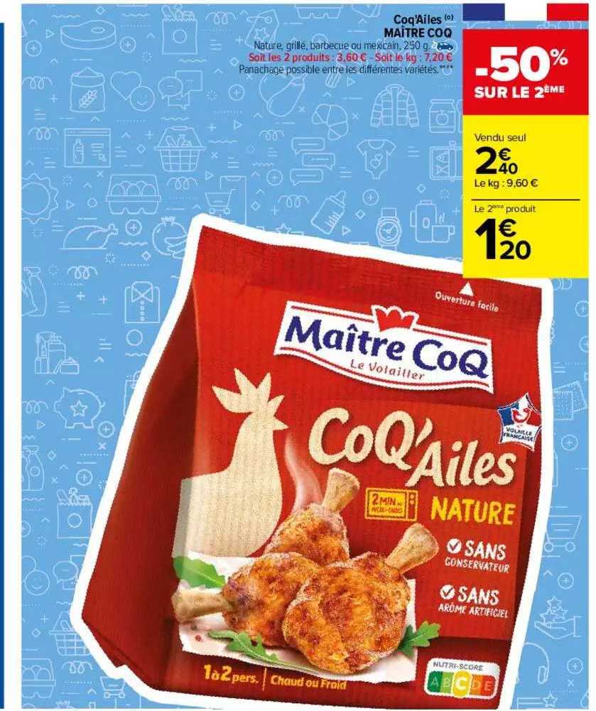 coq'ailes maître coq