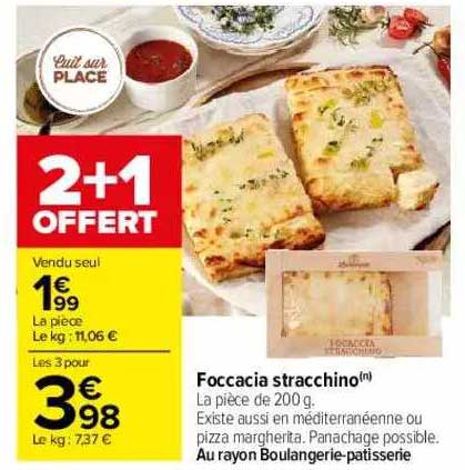 foccacia stracchino