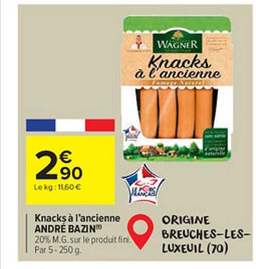 knacks à l'ancienne andré bazin