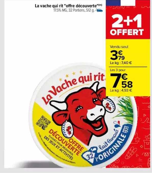 la vache qui rit "offre découverte"