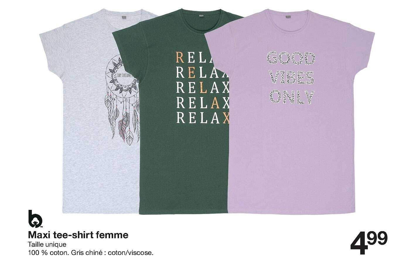 maxi tee-shirt femme