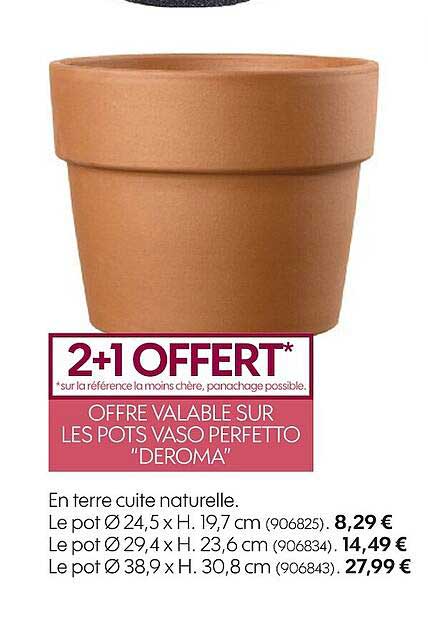 pots vaso perfetto "deroma"
