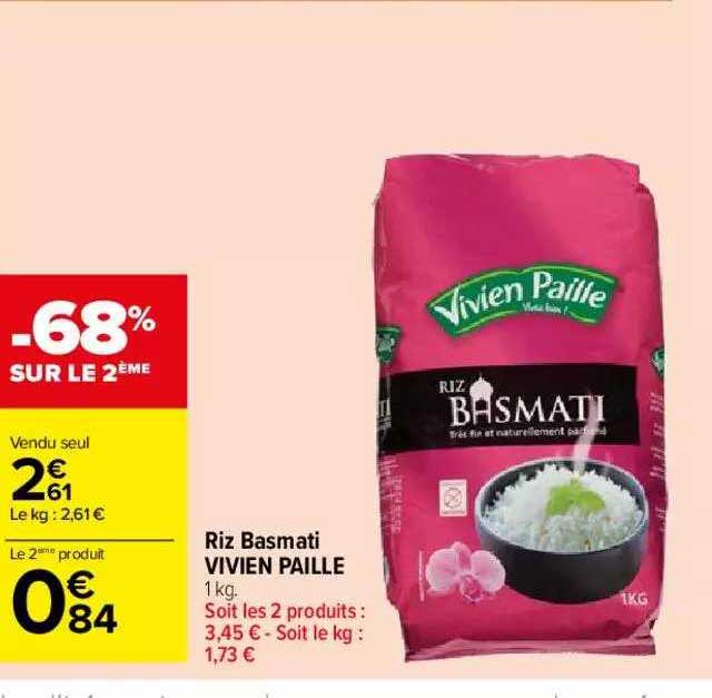 riz basmati vivien paille