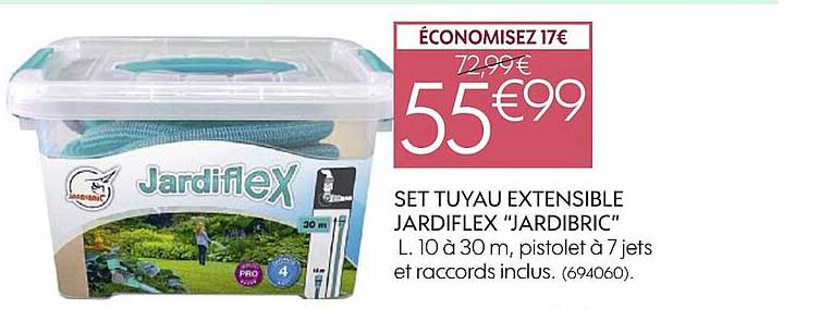 set tuyau extensible jardiflex "jardibric"