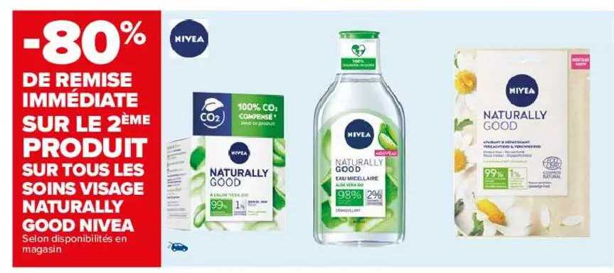 soins visage naturally good nivea