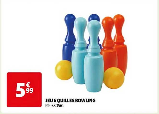 jeu 6 quilles bowling