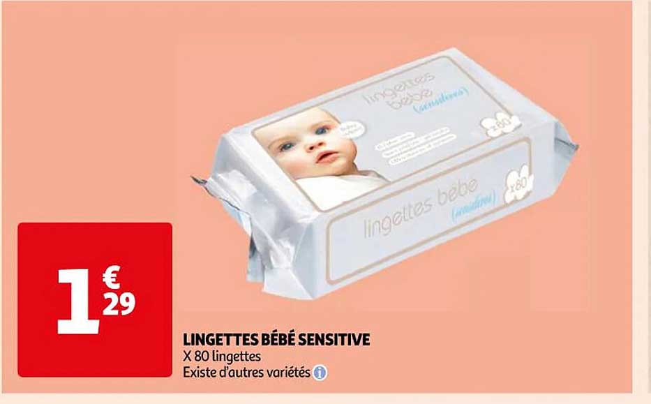 Lingettes Bébé Sensitive