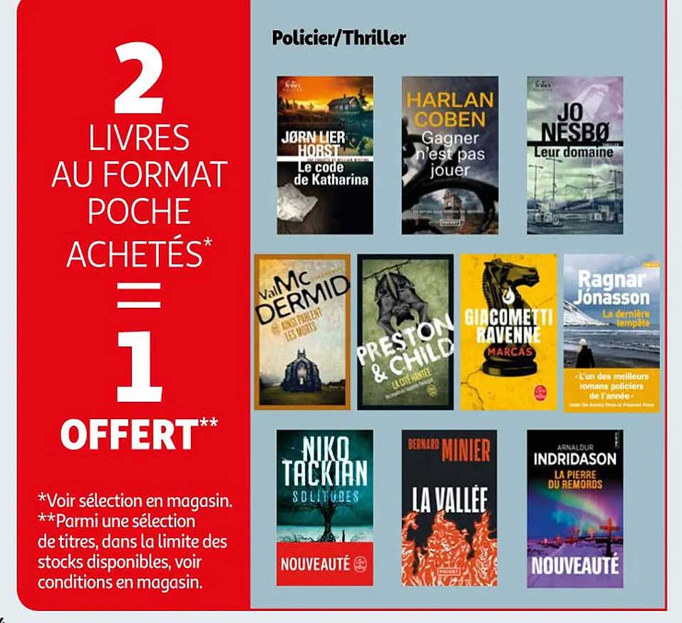 2 livres au format poche