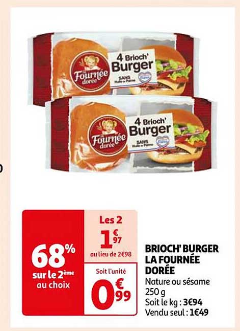 brioch' burger la fournée dorée