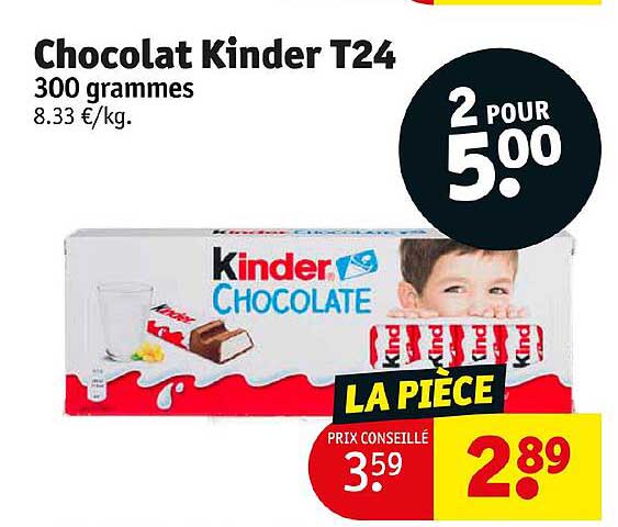chocolat kinder t24