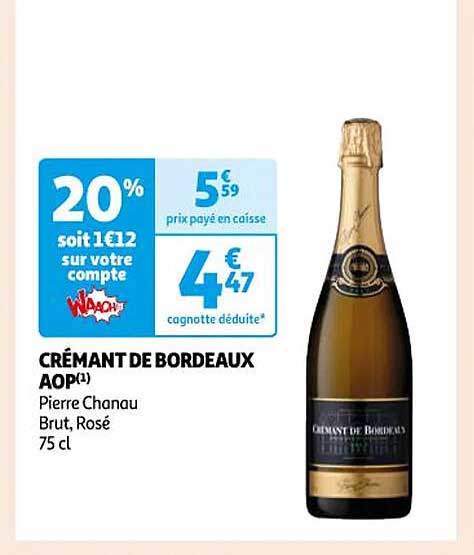 crémant de bordeaux aop pierre chanau