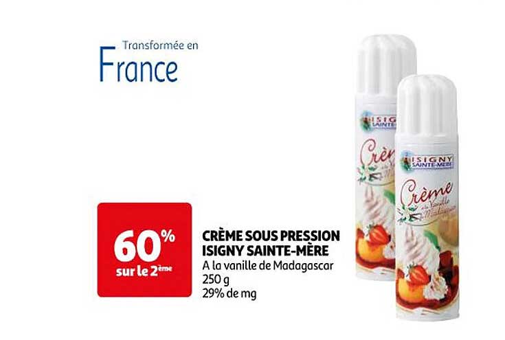 crème sous pression isigny sainte-mère